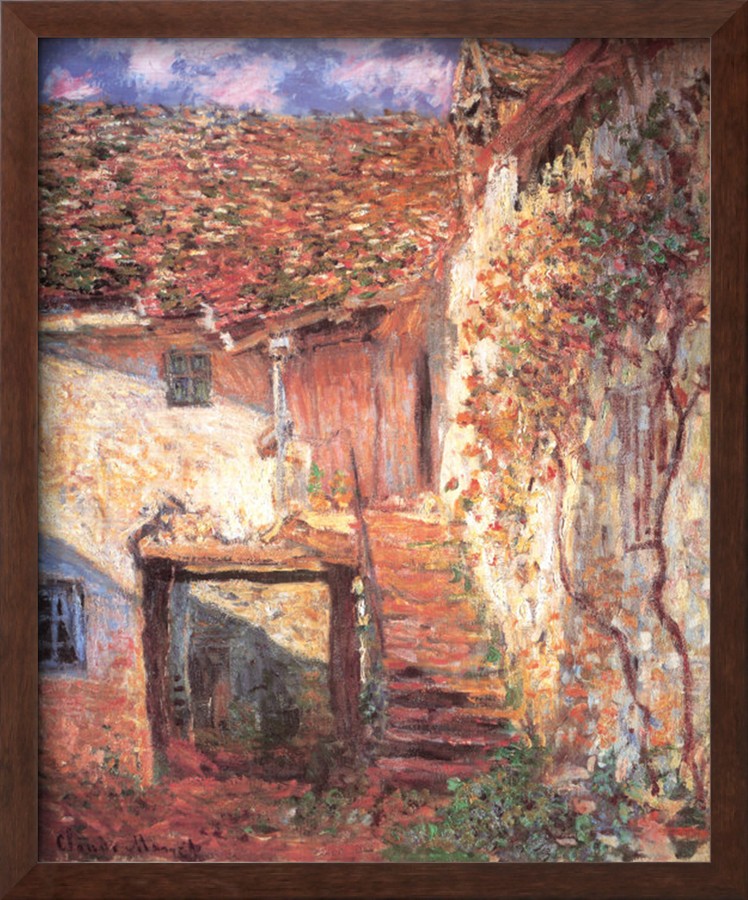 Die Treppe-Claude Monet Painting